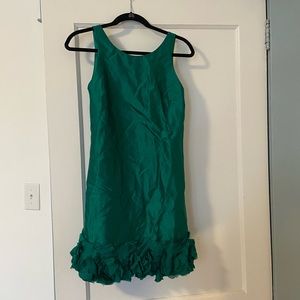 Green Tibi cocktail dress in Great condition.  Needs steaming.
